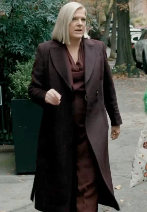 molly price purple trench coat