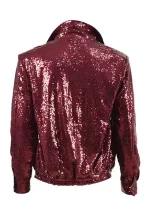 red sequins jacket