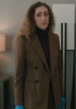 samantha edwards brown suiting blazer