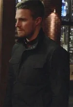 stephen amell field black jacket