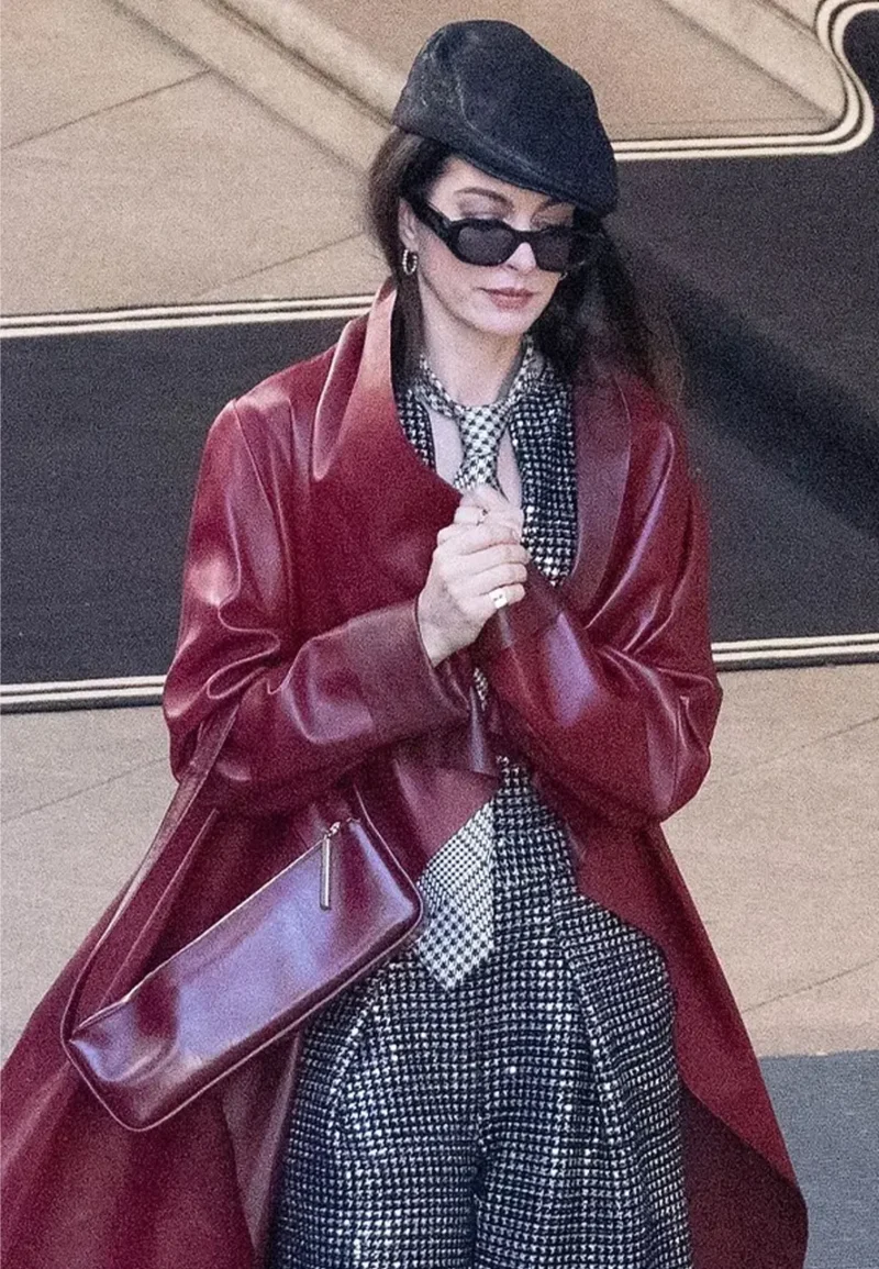 anne hathaway the devil wears prada 2 coat