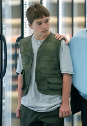 arlan ruf green cotton vest