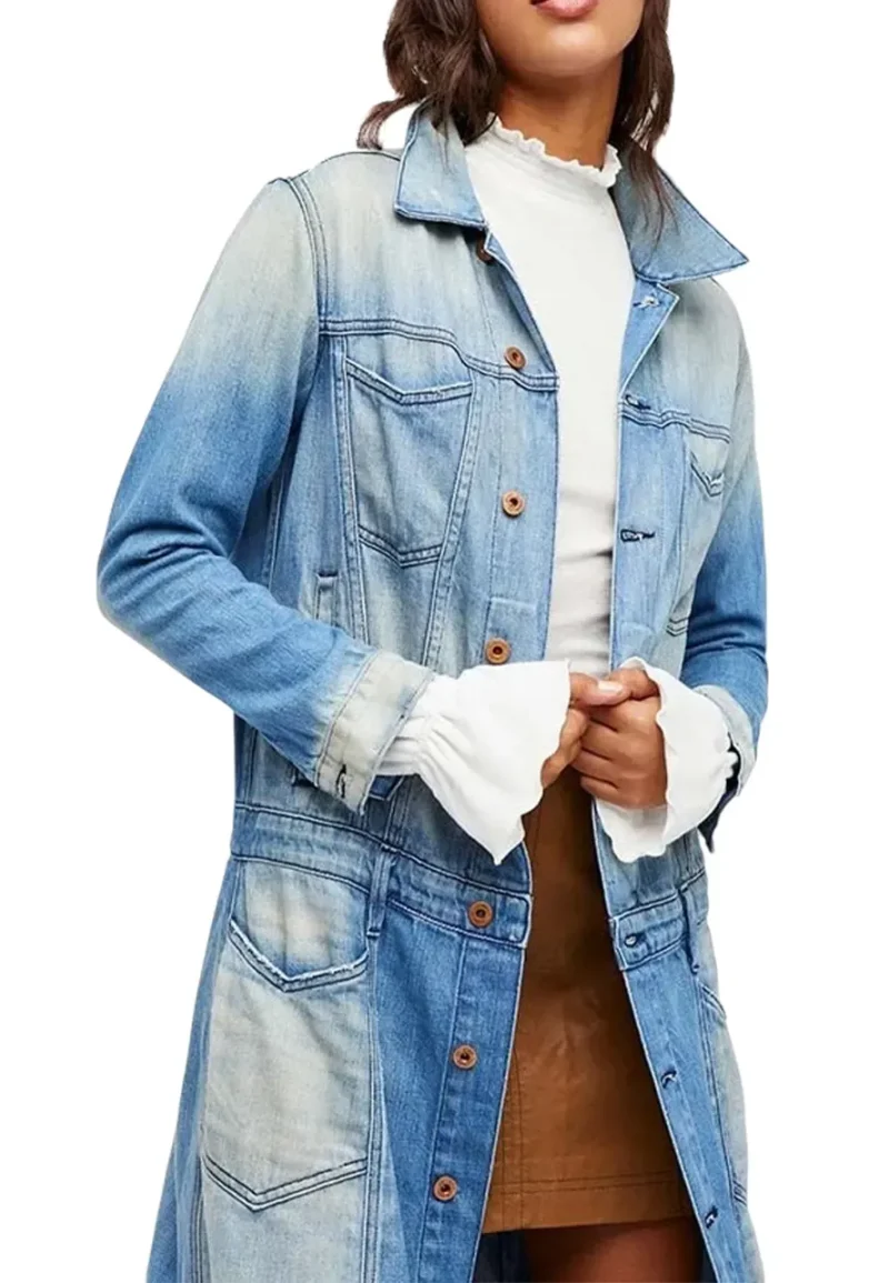 arrow denim coat