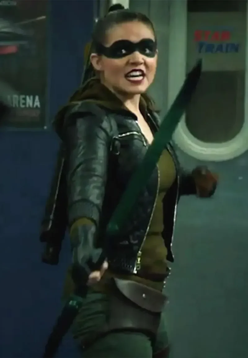 arrow leather jacket