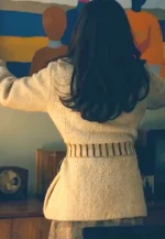 bea white wool coat