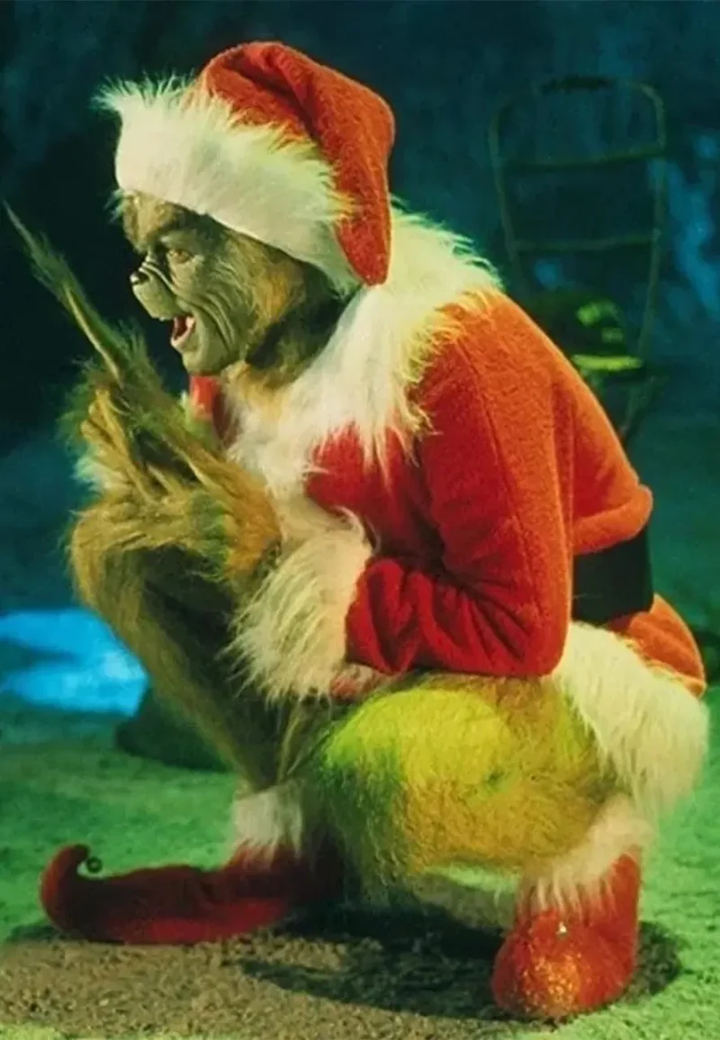 christmas jim carrey costume coat