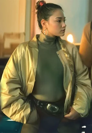 claudia bolte berlin golden jacket