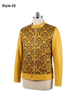 crimson damask jacket