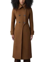 double face elodie military coat