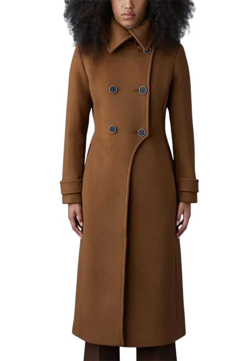 double face elodie military coat
