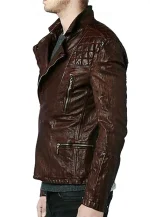 eddie redmayne biker leather jacket