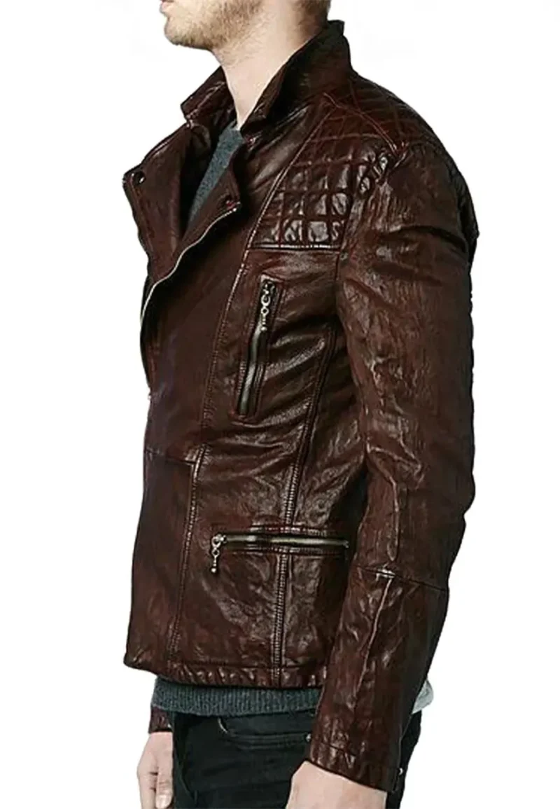 eddie redmayne biker leather jacket