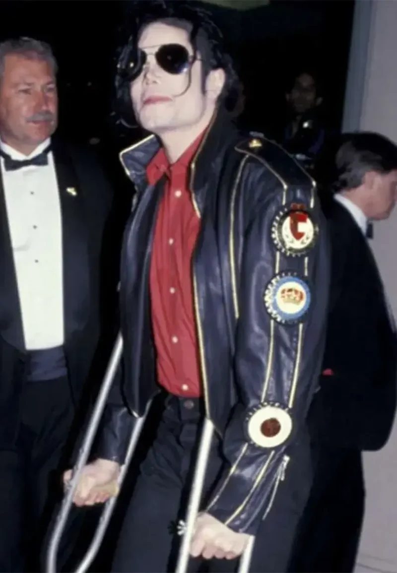 elizabeth taylor tribute leather jacket
