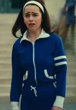 emilia clarke track jacket