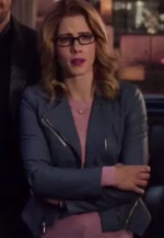 emily bett rickards leather jacket