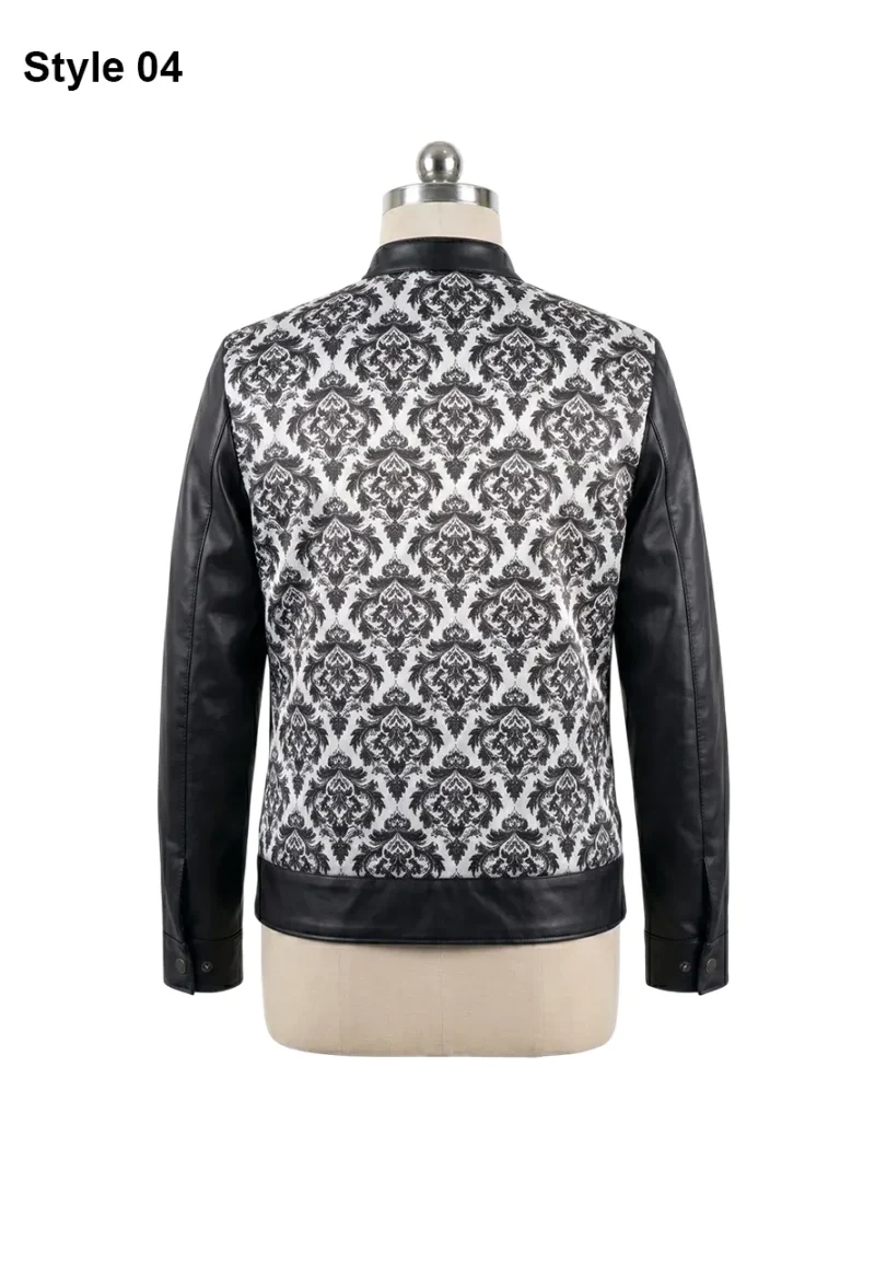 floral print jacquard jacket