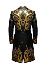 gold flame coat