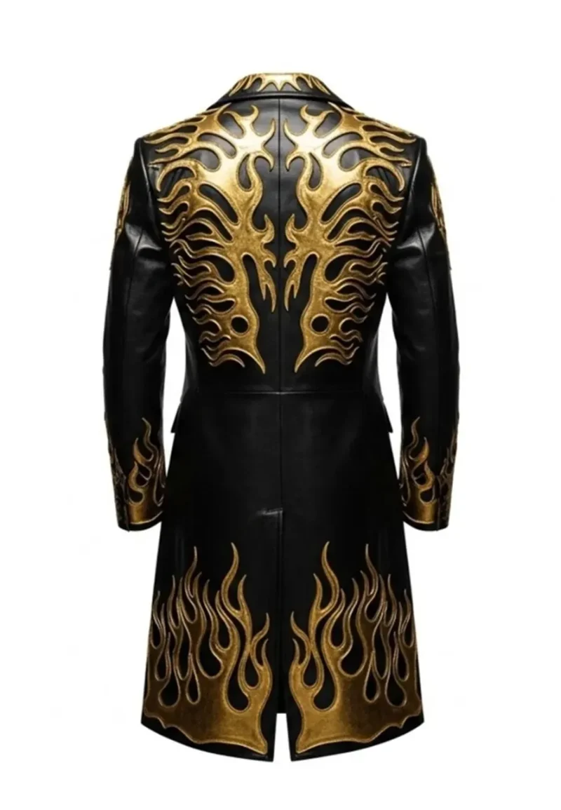 gold flame coat