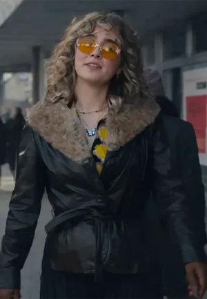 haley lu richardson black leather jacket