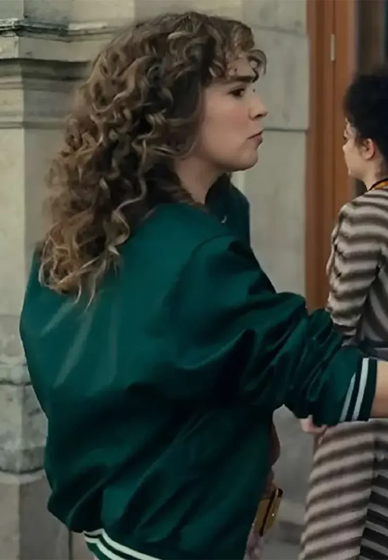 haley lu richardson satin jacket