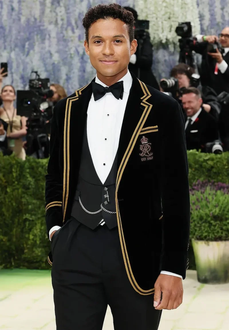 jaafar jackson black blazer