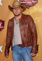 jason aldean brown jacket