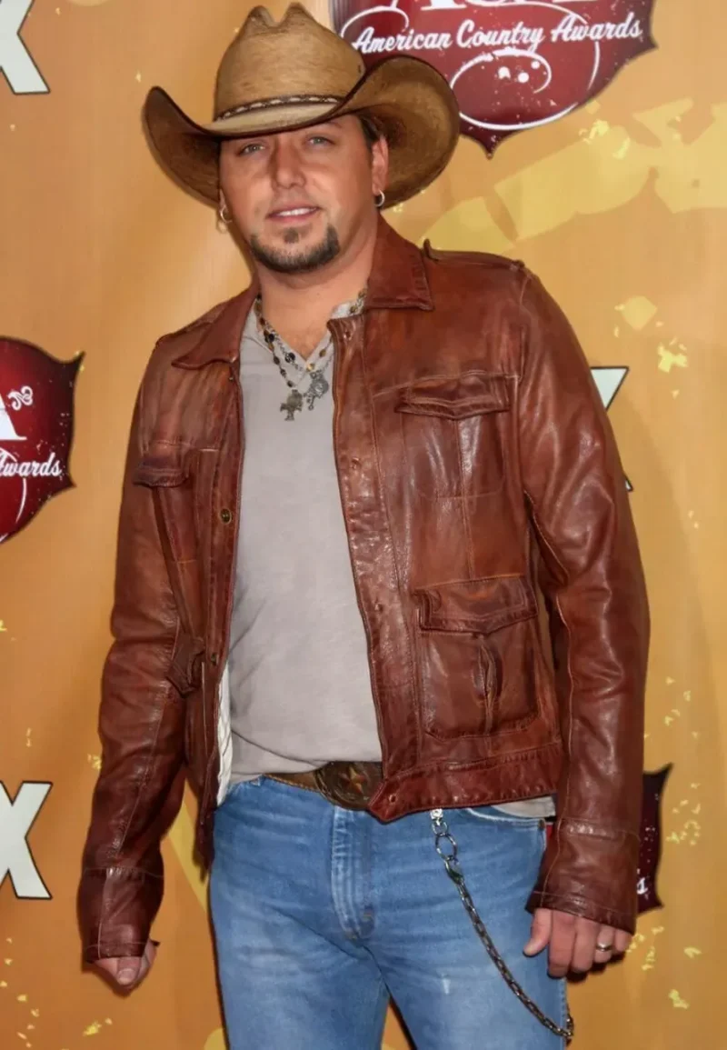 jason aldean brown jacket