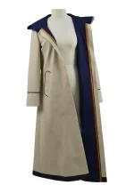 jodie whittaker 13th doctor beige trench coat