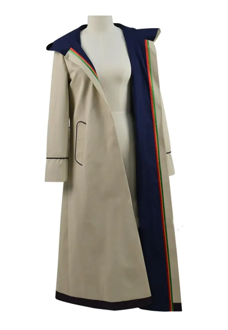 jodie whittaker 13th doctor beige trench coat