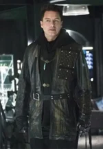 john barrowman leather coat