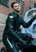 julio pena biker leather jacket