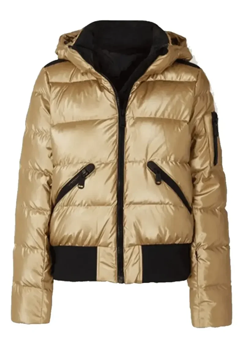 juno temple ted lasso keeley jones gold jacket