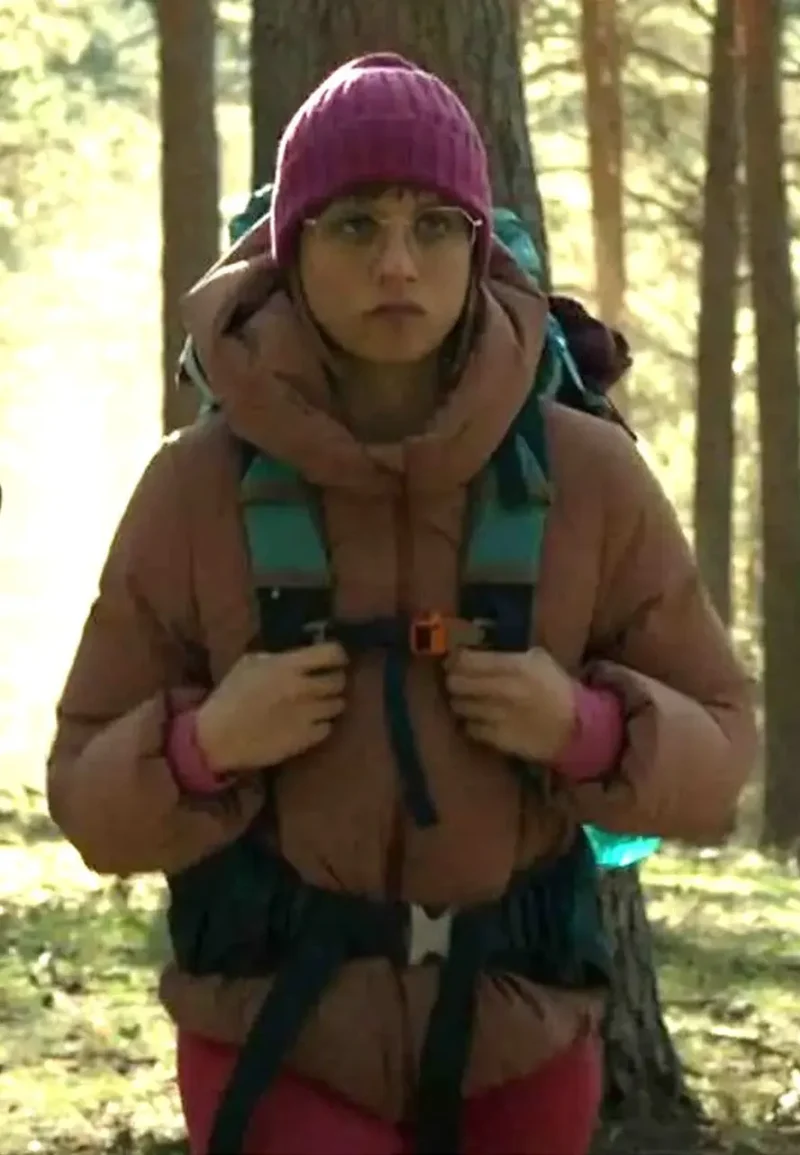 keila berlin puffer brown jacket