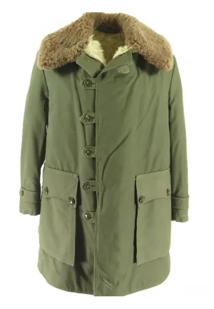 m1909 field swedish green cotton coat
