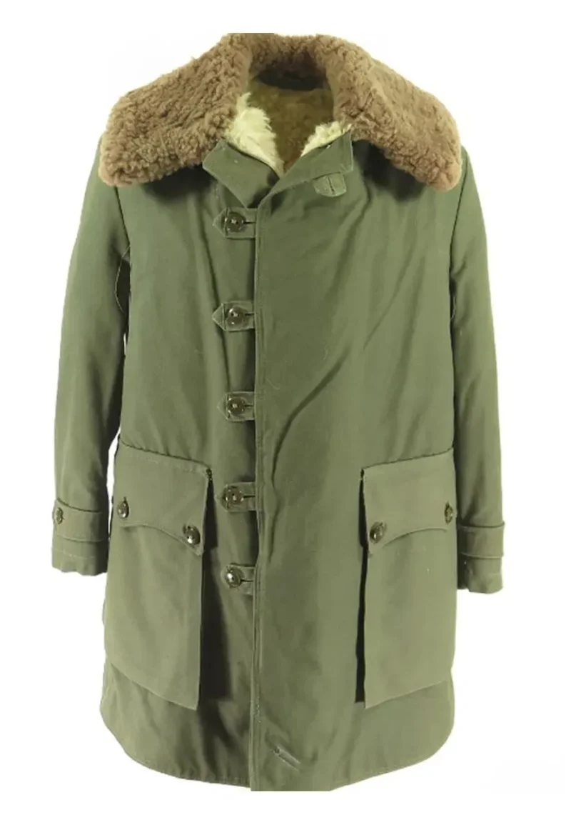 m1909 field swedish green cotton coat