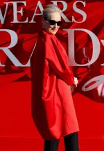 meryl streep european premiere coat