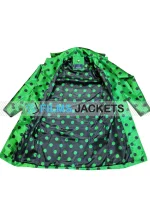 meryl streep green polka dot coat