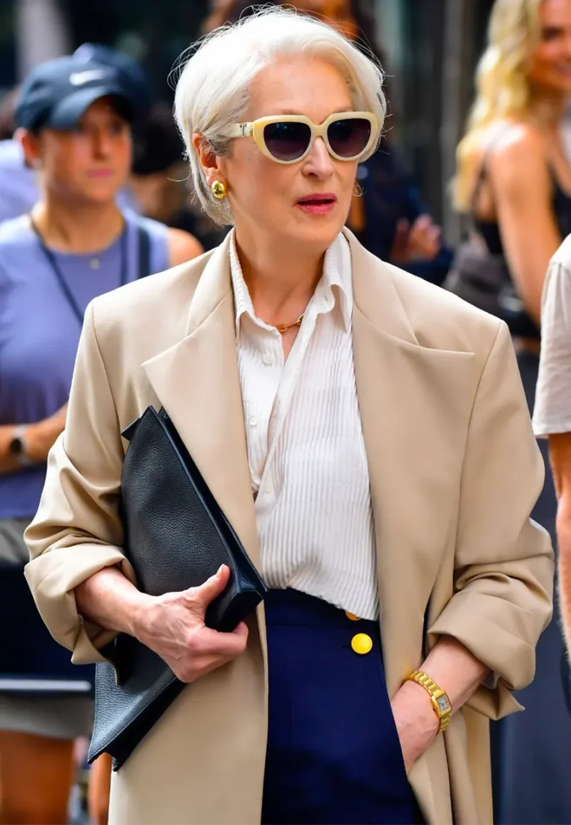 meryl streep the devil wears prada 2 coat
