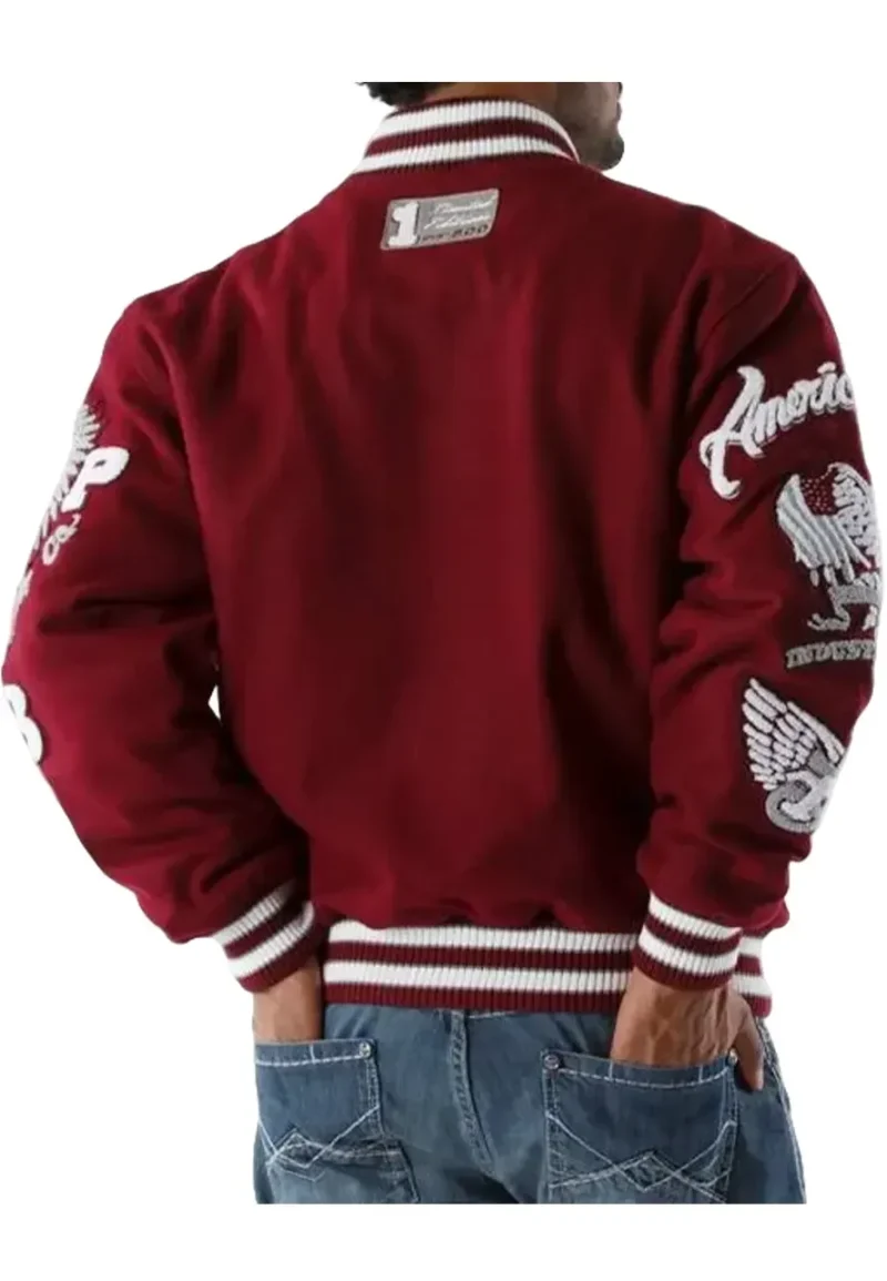 pelle pelle american legend maroon jacket