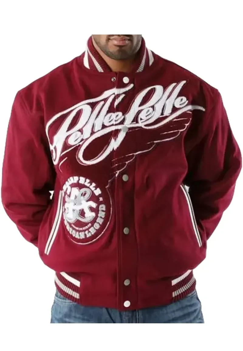 pelle pelle maroon jacket