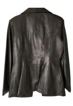 pelle studio black leather jacket for mens