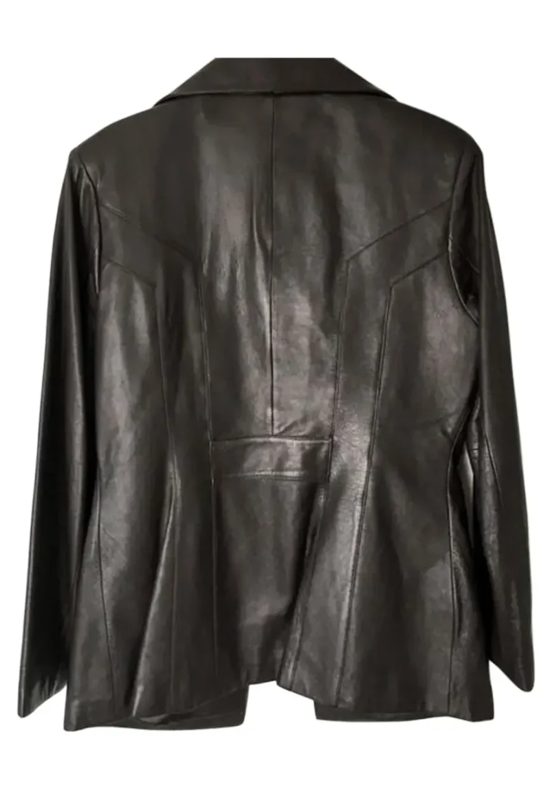 pelle studio black leather jacket for mens