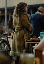 ponies s01 twila hasbeck fur trim suede coat
