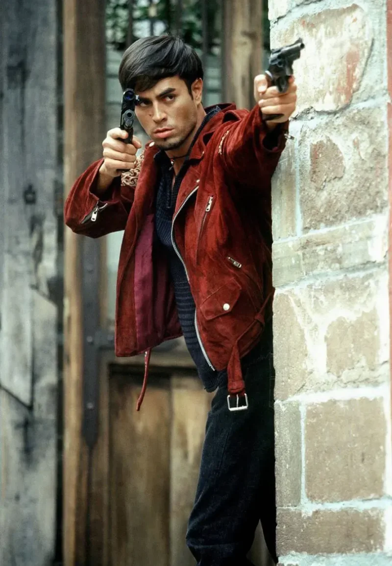 red suede leather jacket