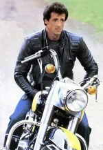 rocky 3 black leather jacket