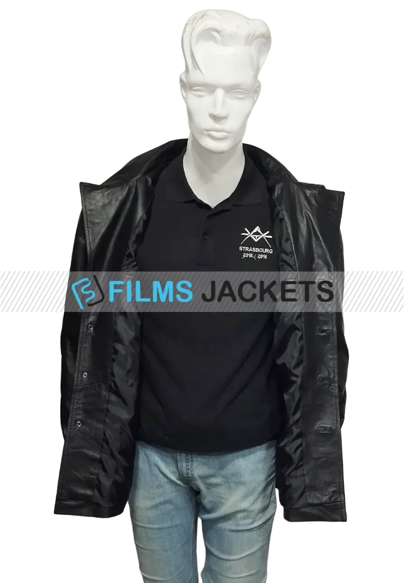 rocky leather coat