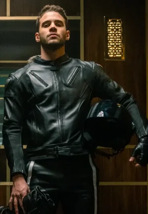 roi biker leather jacket