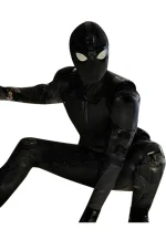 spider far from home black leather jacket