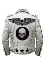 spiked leather jacket