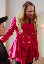 ted lasso keeleys pink heart blazer